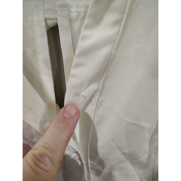 MILK & HONEY Ivory cap sleeve with ruffles blouse top Size S Feminine - Picture 2 of 10